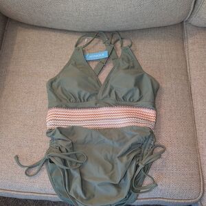 Younique Green Junior's One Piece Swimsuit